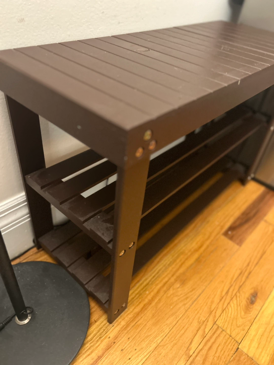 Wooden Shoe Rack Bench - photo 5