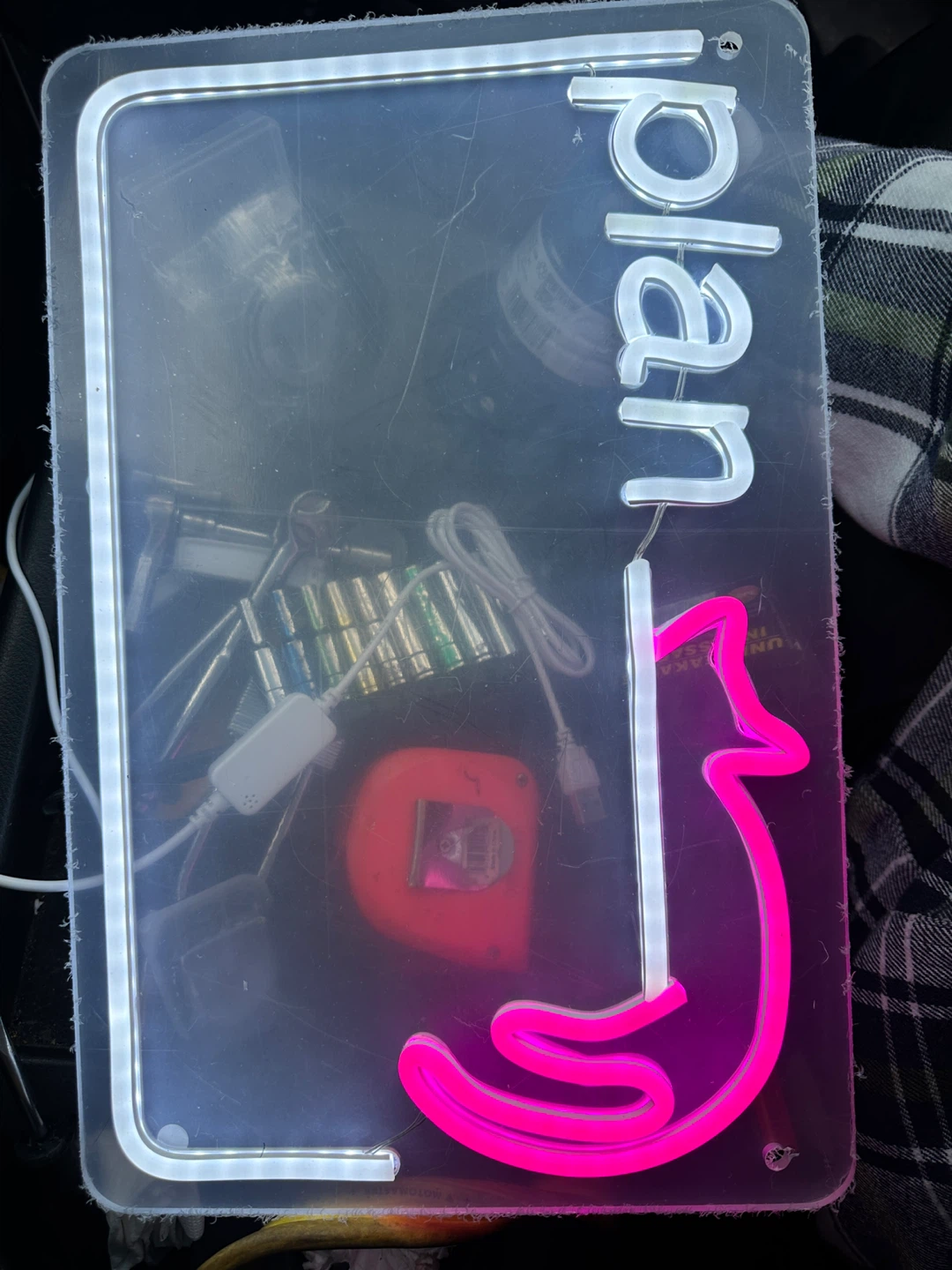 Plan Neon Sign Wall Decor - photo 3