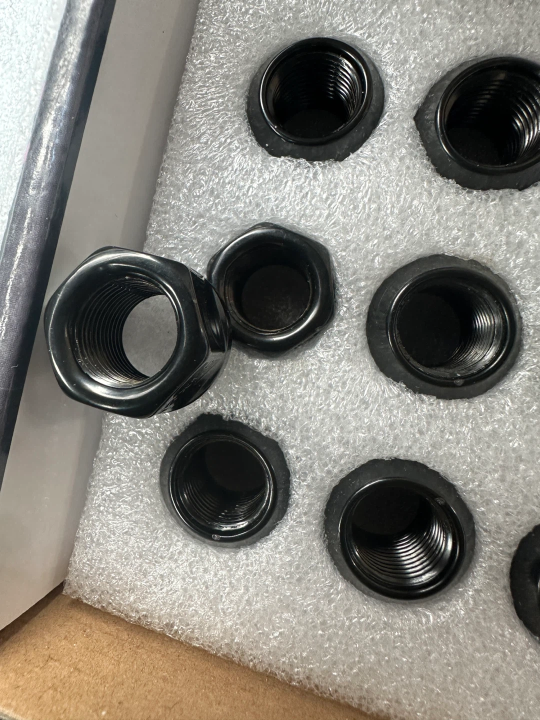 Black 14x1.5 Lug Nuts Set - photo 4