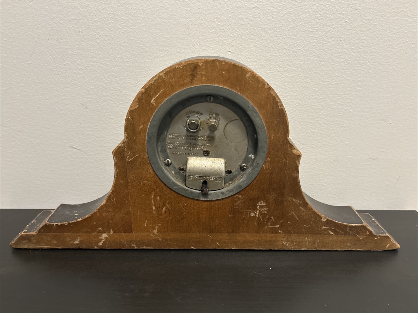 National Time Mantle Clock ( Needs repair ) - photo 2