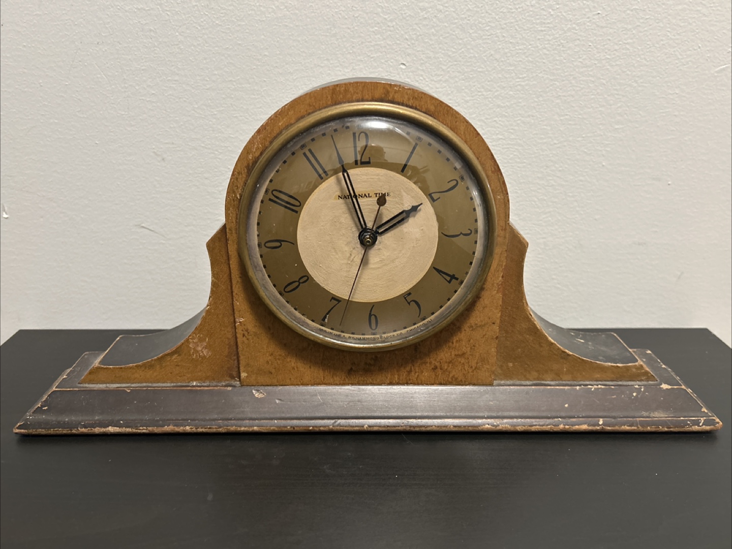 National Time Mantle Clock ( Needs repair )