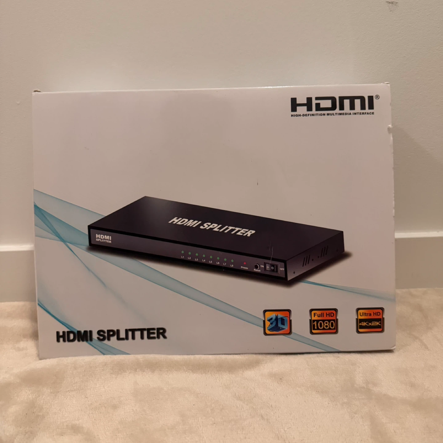 HDMI 4K 1x8 Splitter – 8 Output Ultra HD 4K Distributor