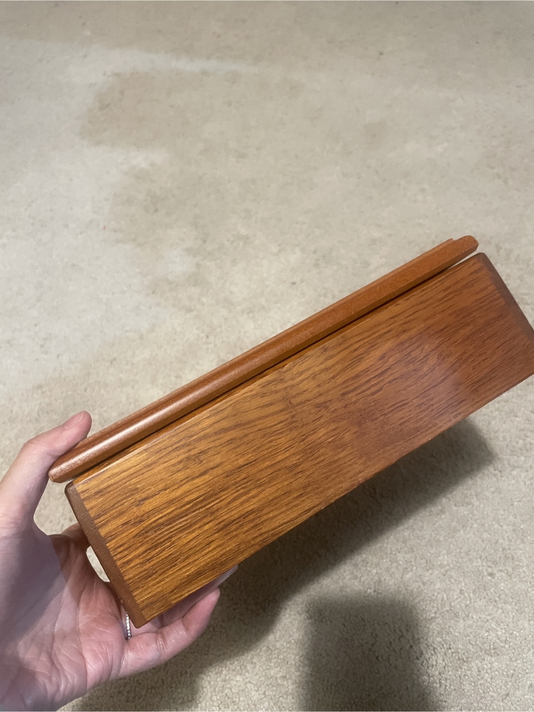 Wooden Photo Memory Box with 4 Frames - photo 5