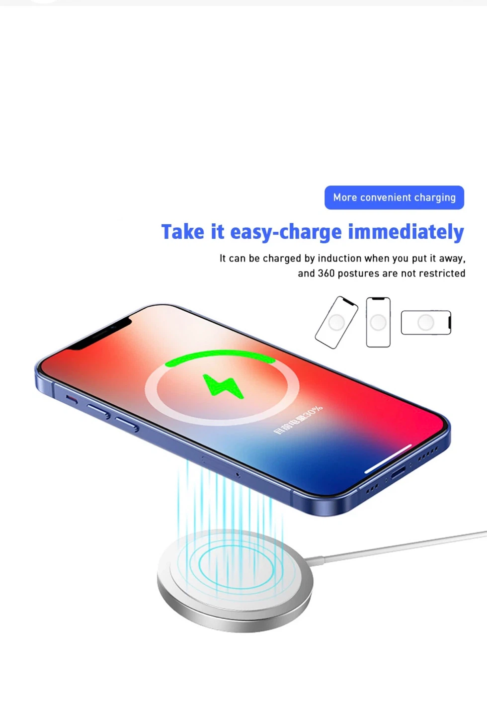 Magnetic Wireless Charger Pad(pack of 4) - photo 4