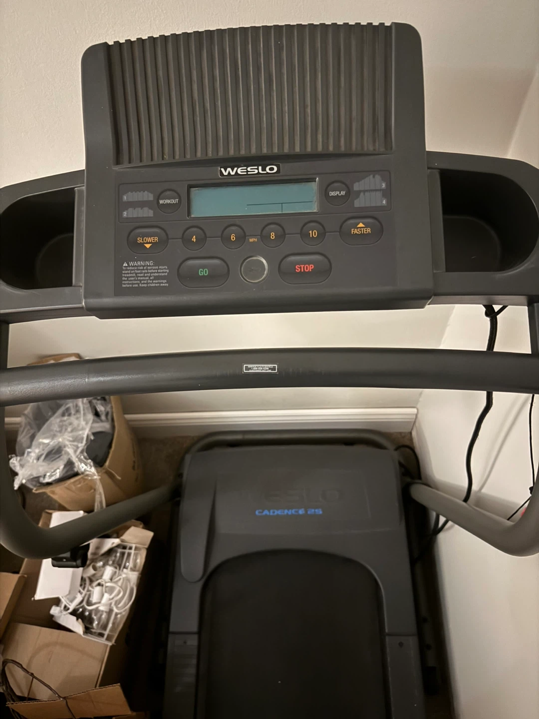 Weslo Cadence 25 Treadmill - photo 5