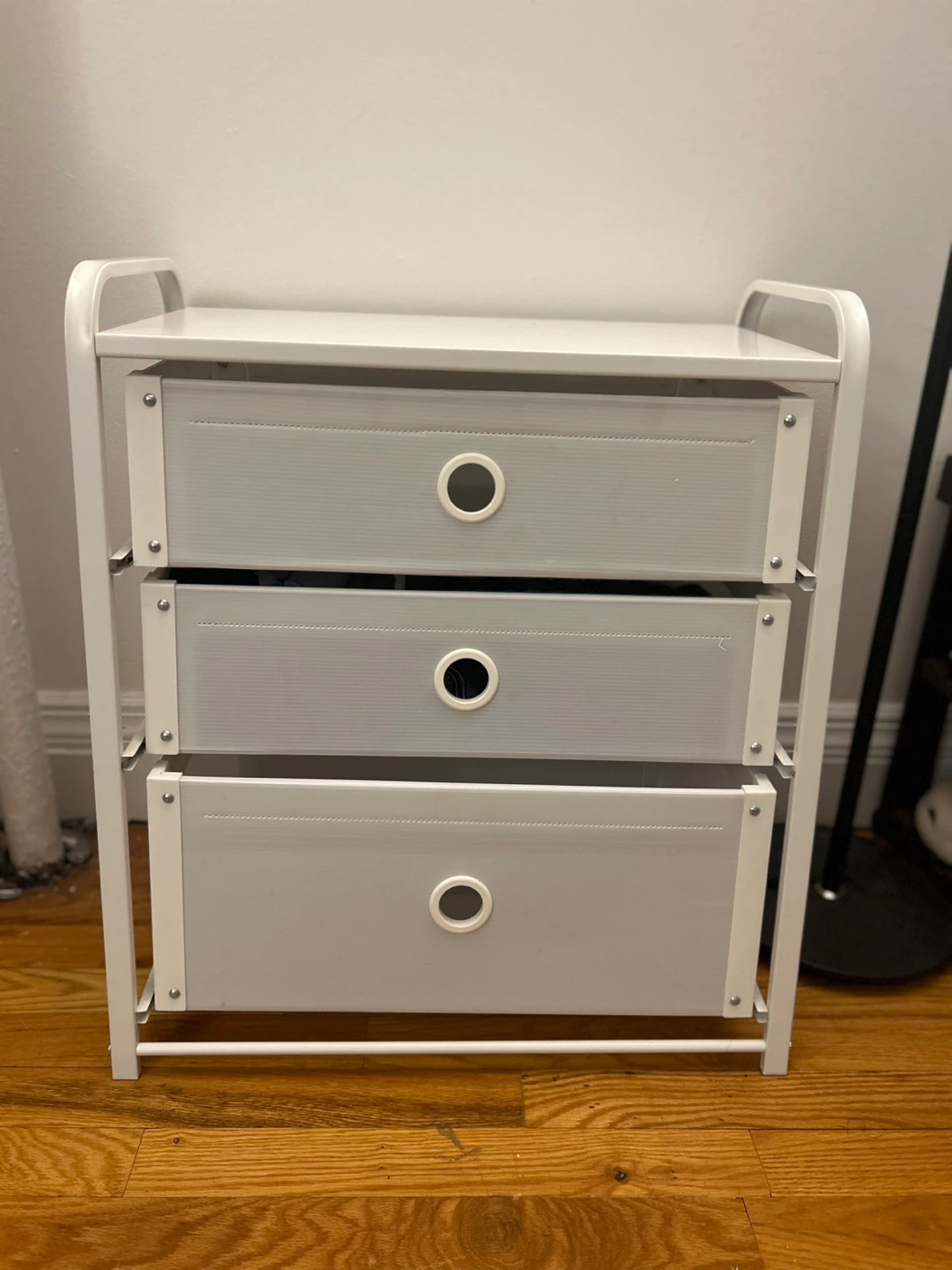 White 3-Drawer Storage Unit