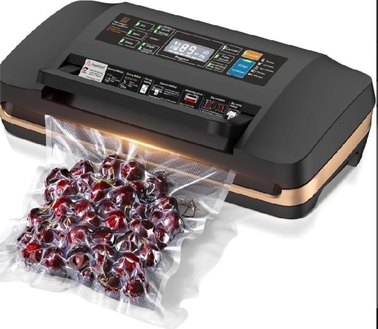 QIQIAOB Vacuum Sealer SV608 - Powerful Suction