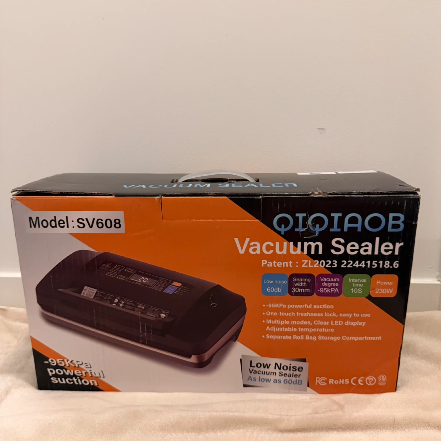 QIQIAOB Vacuum Sealer SV608 - Powerful Suction - photo 4