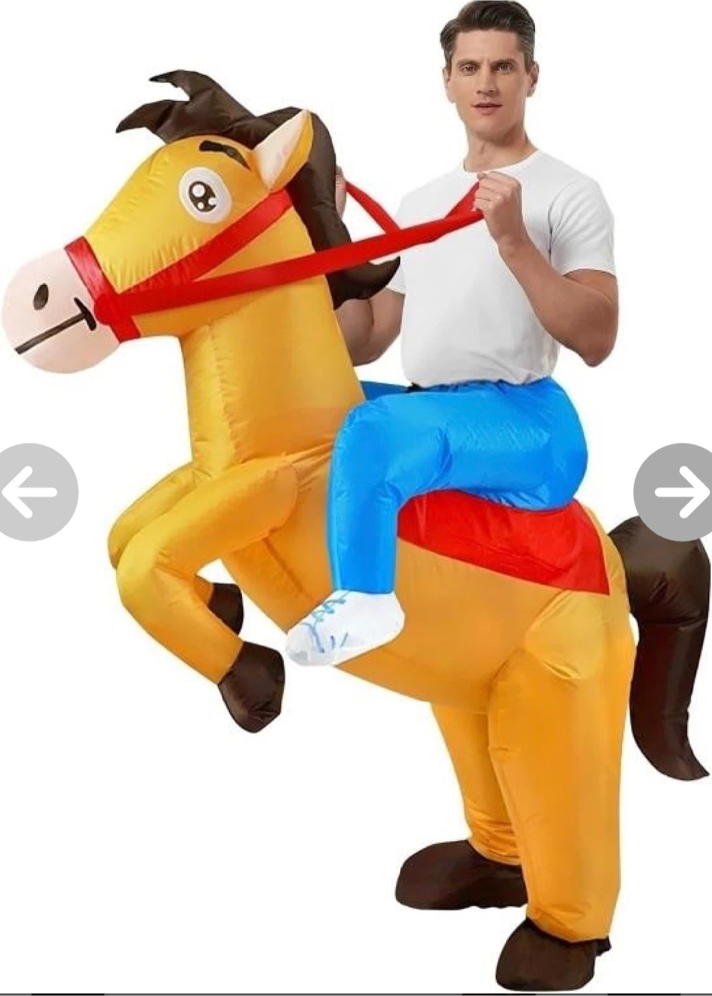 Inflatable Horse Costume - Size L