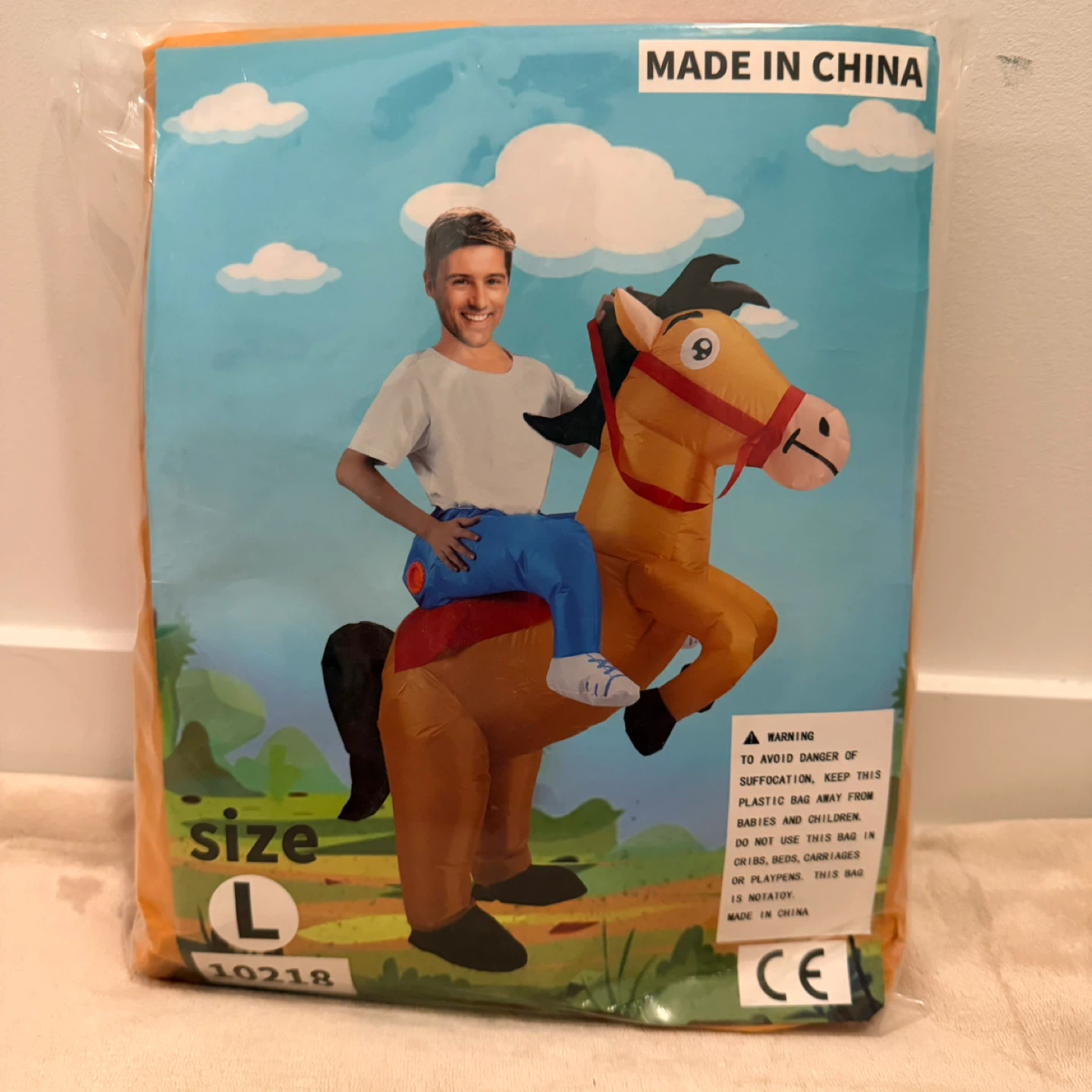 Inflatable Horse Costume - Size L - photo 4