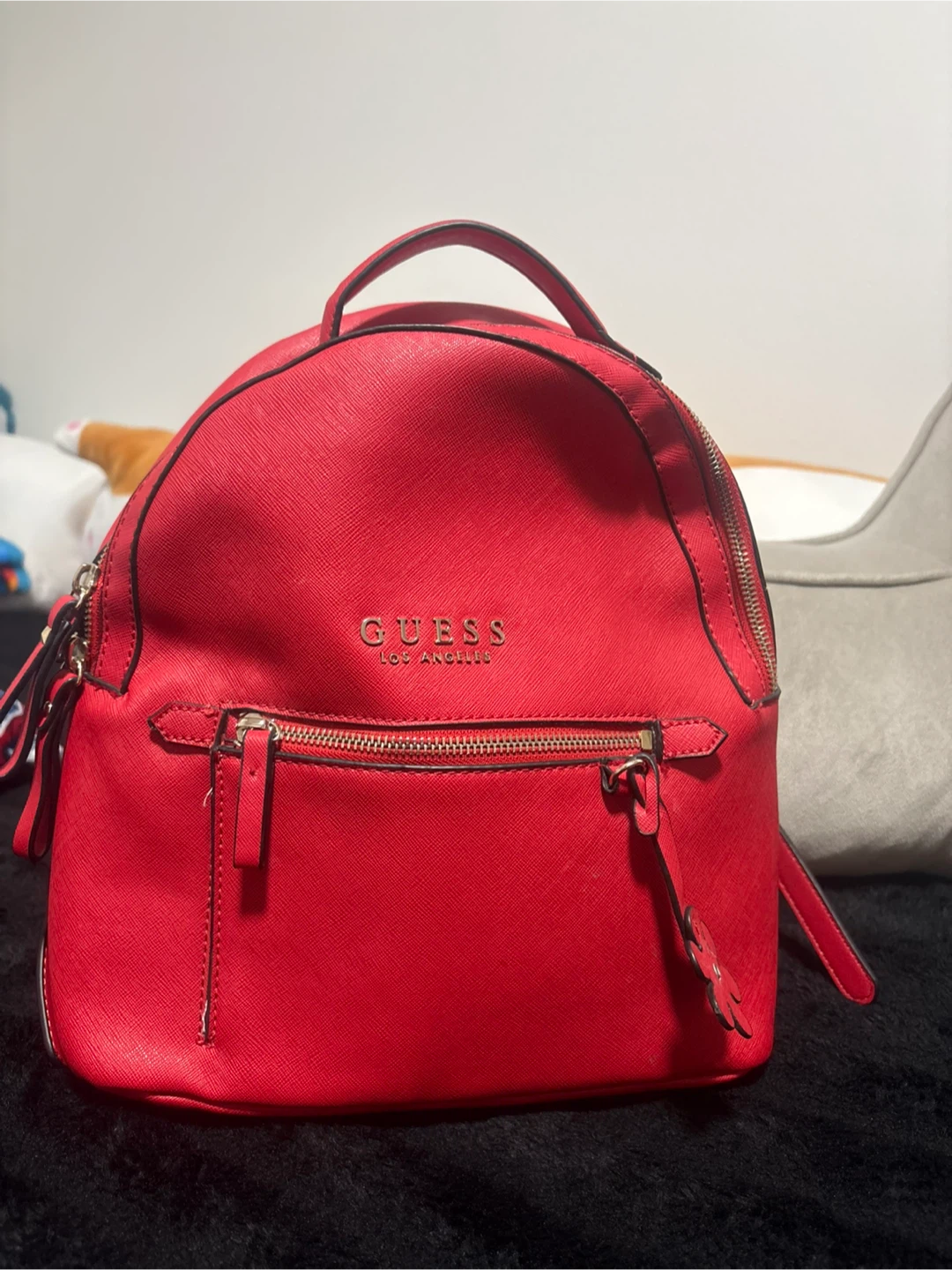 Red Guess Los Angeles Backpack