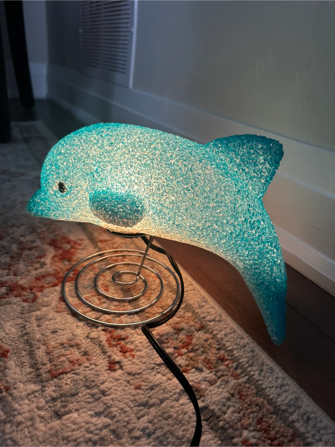 Nostalgic Blue Dolphin Lamp