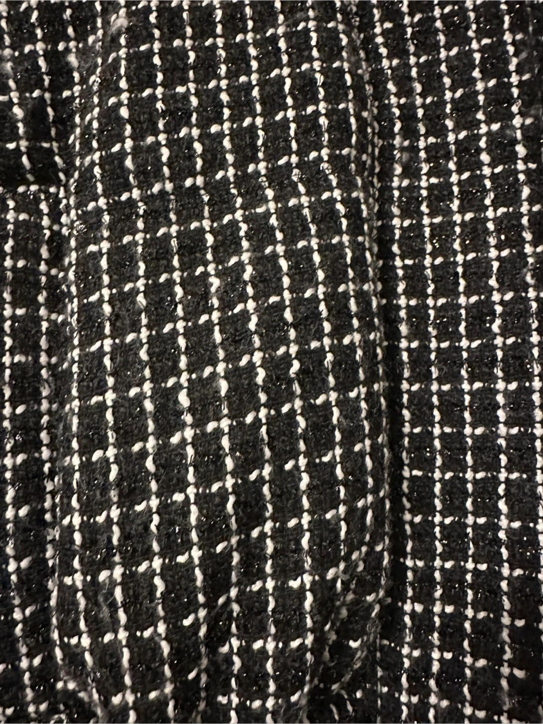 Oysho Puffer Jacket - Tweed & Black - Size M - photo 4