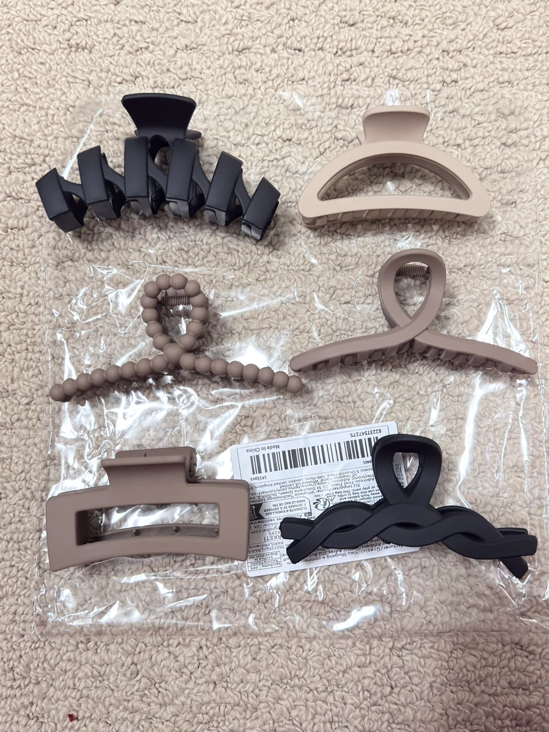 Hair Claw Clips Set (4 Pack)