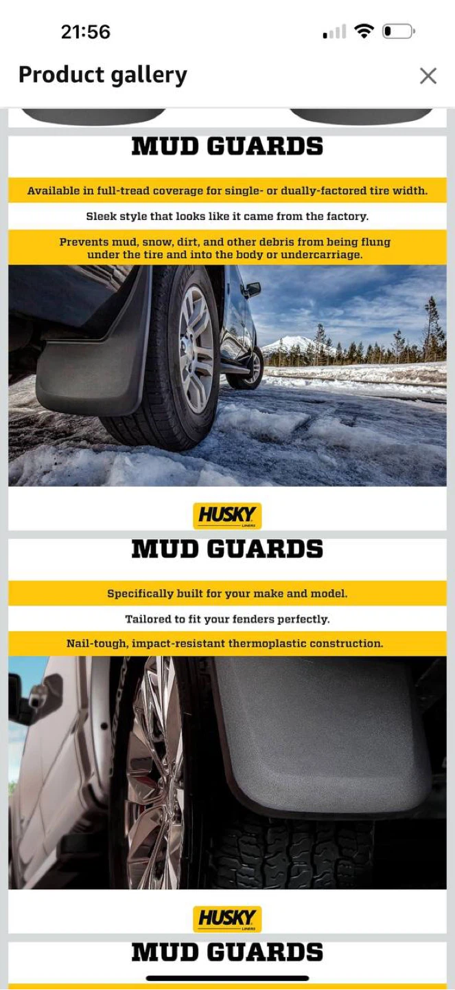 Husky Liners Mud Guards for Ram 2500 / 3500 (19/24) - photo 2