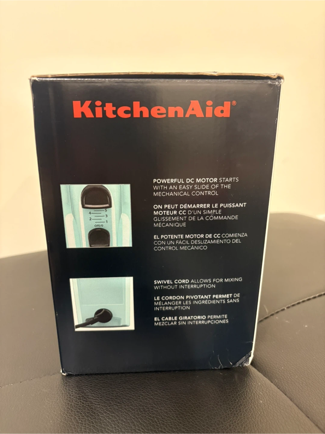 KitchenAid 5 Speed Hand Mixer - Ice Blue