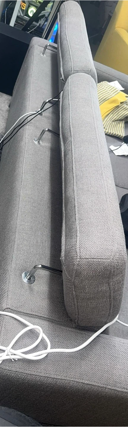 Grey Fabric Sofa - photo 2