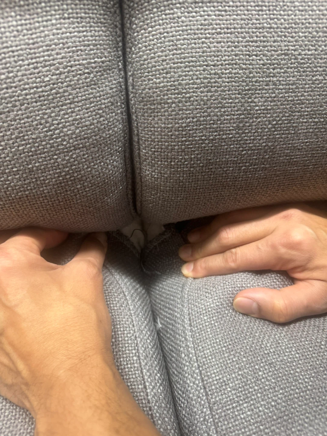 Grey Fabric Sofa - photo 3