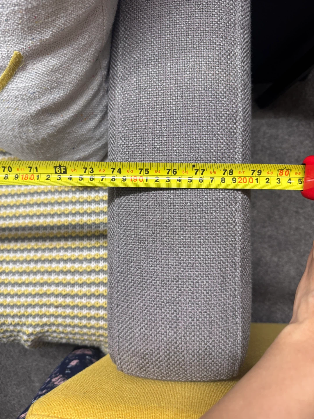 Grey Fabric Sofa - photo 5