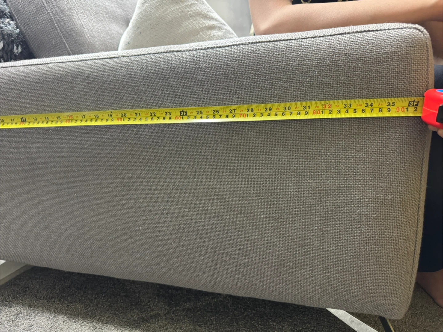 Grey Fabric Sofa - photo 4