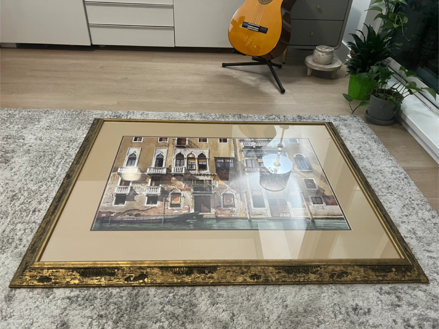 Framed Artwork - Venetian Canal Scene