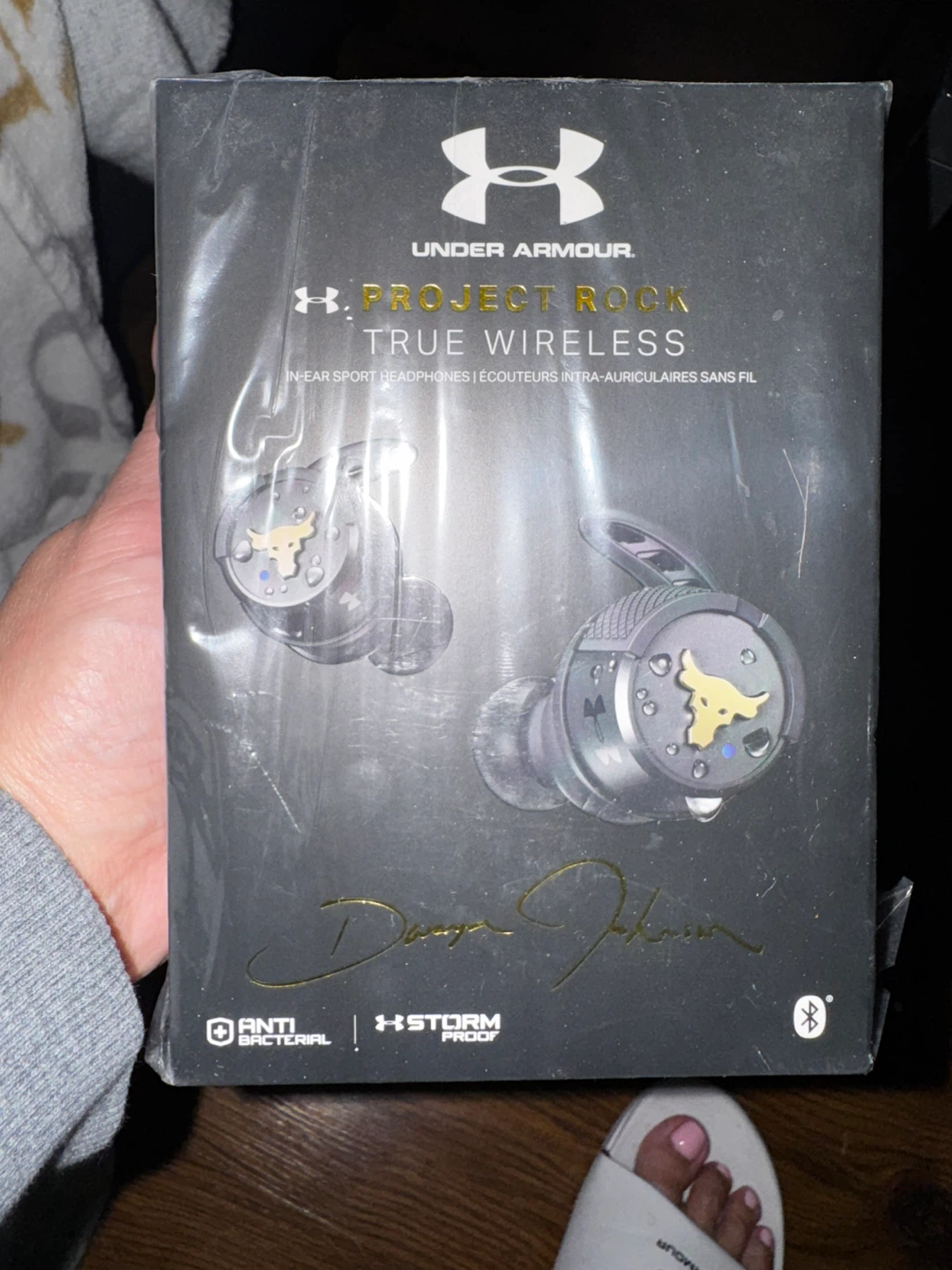 Under Armour Project Rock True Wireless Sport Headphones
