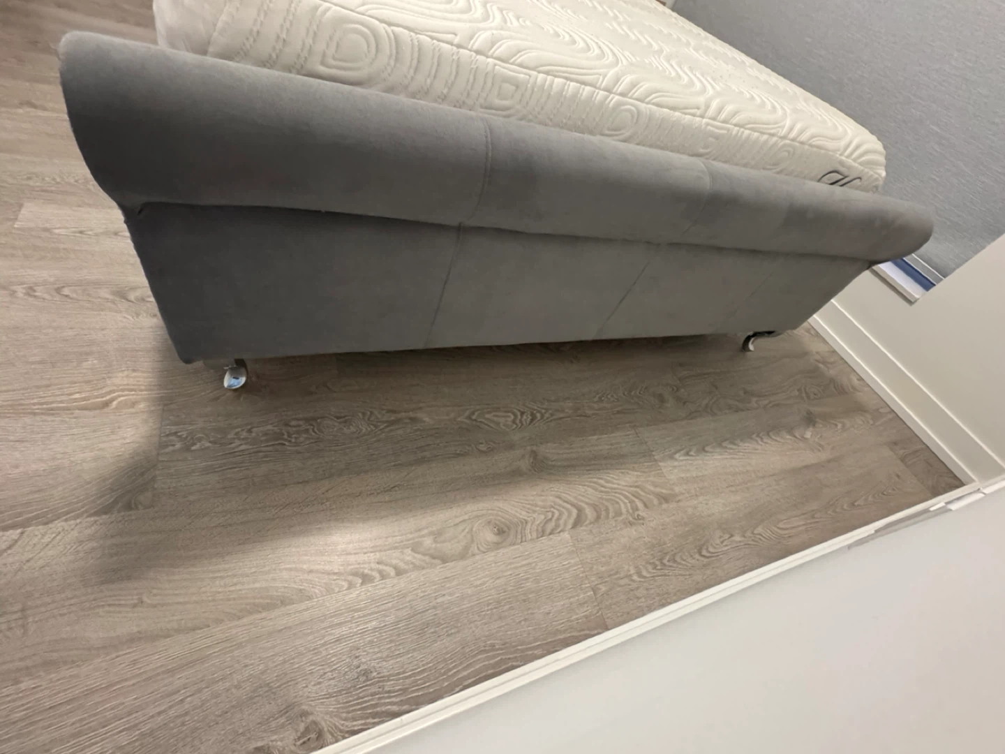 Queen bed frame with mattress- frame only $220 - photo 3
