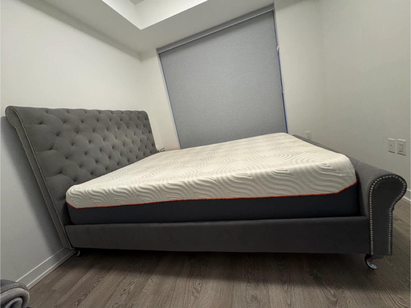 Queen bed frame with mattress- frame only $220 - photo 2