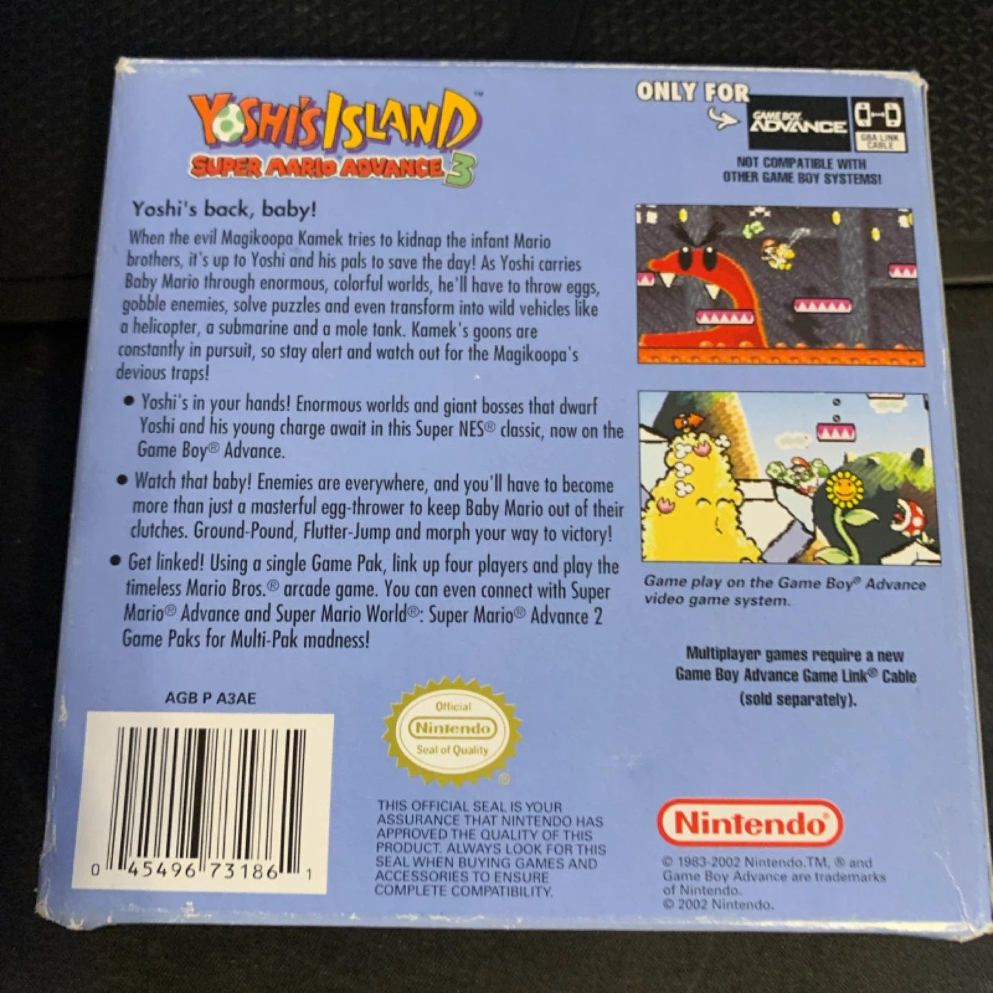 Yoshi's Island Super Mario Advance 3 for Game Boy Advance - photo 2