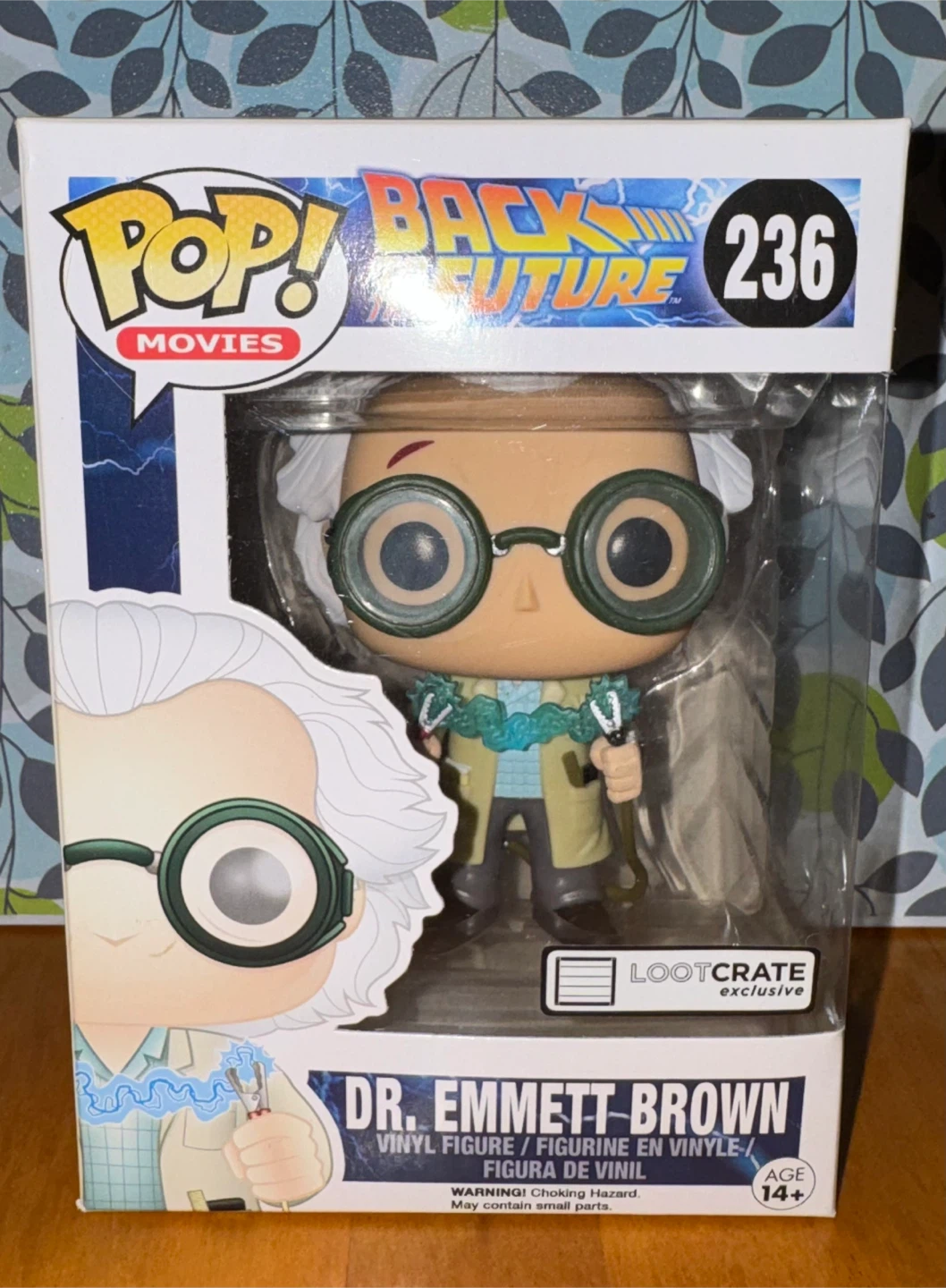 Funko Pop.  back to the future.  Dr Emmett Brown. # 236, new