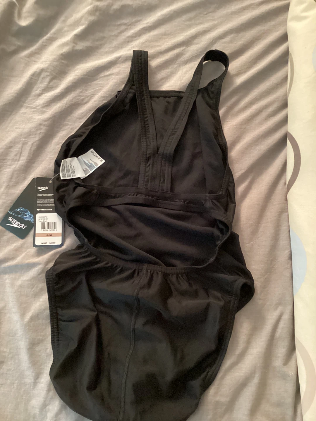 Speedo Black One-Piece Swimsuit