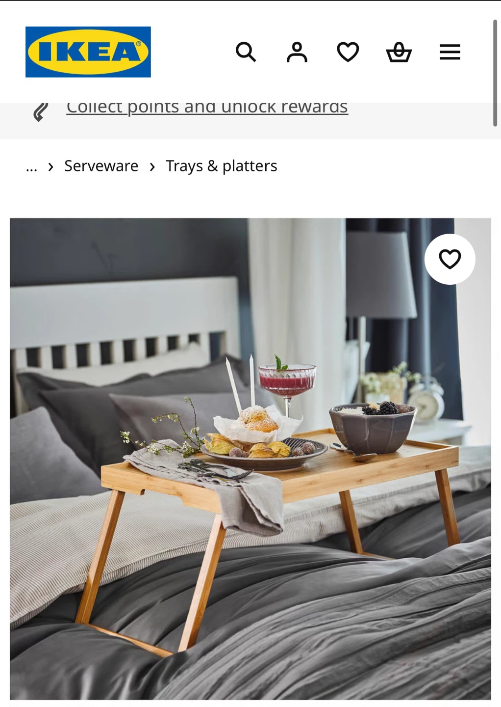 Bed Tray bamboo - IKEA Resgods - photo 2