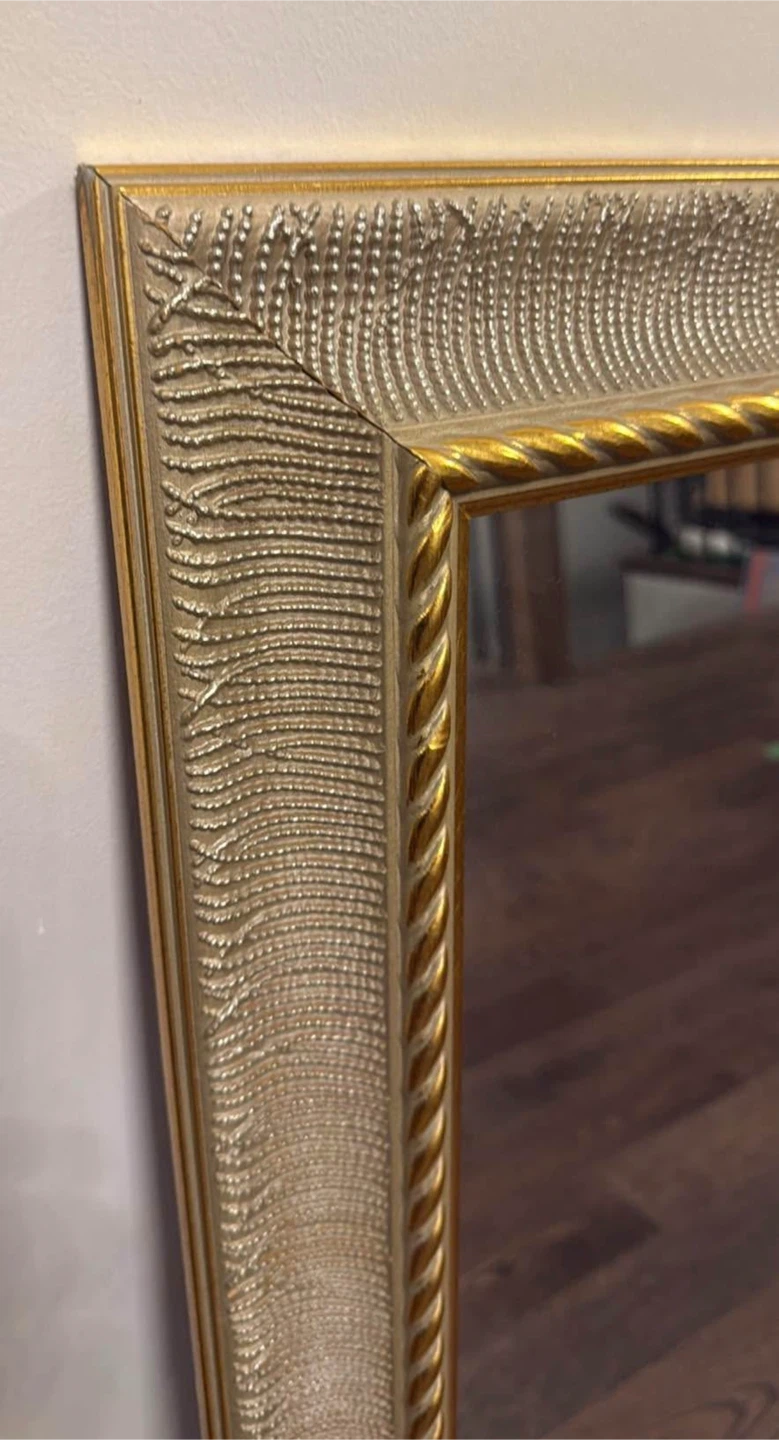 Gold Ornate Framed Mirror, 3 pieces set - photo 2