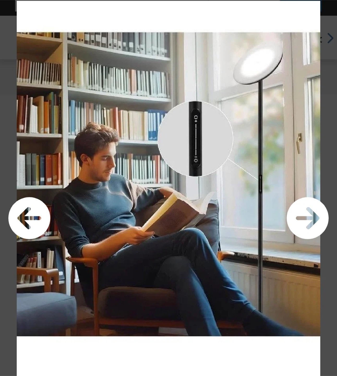 LED Floor Lamp with Remote Control - photo 4