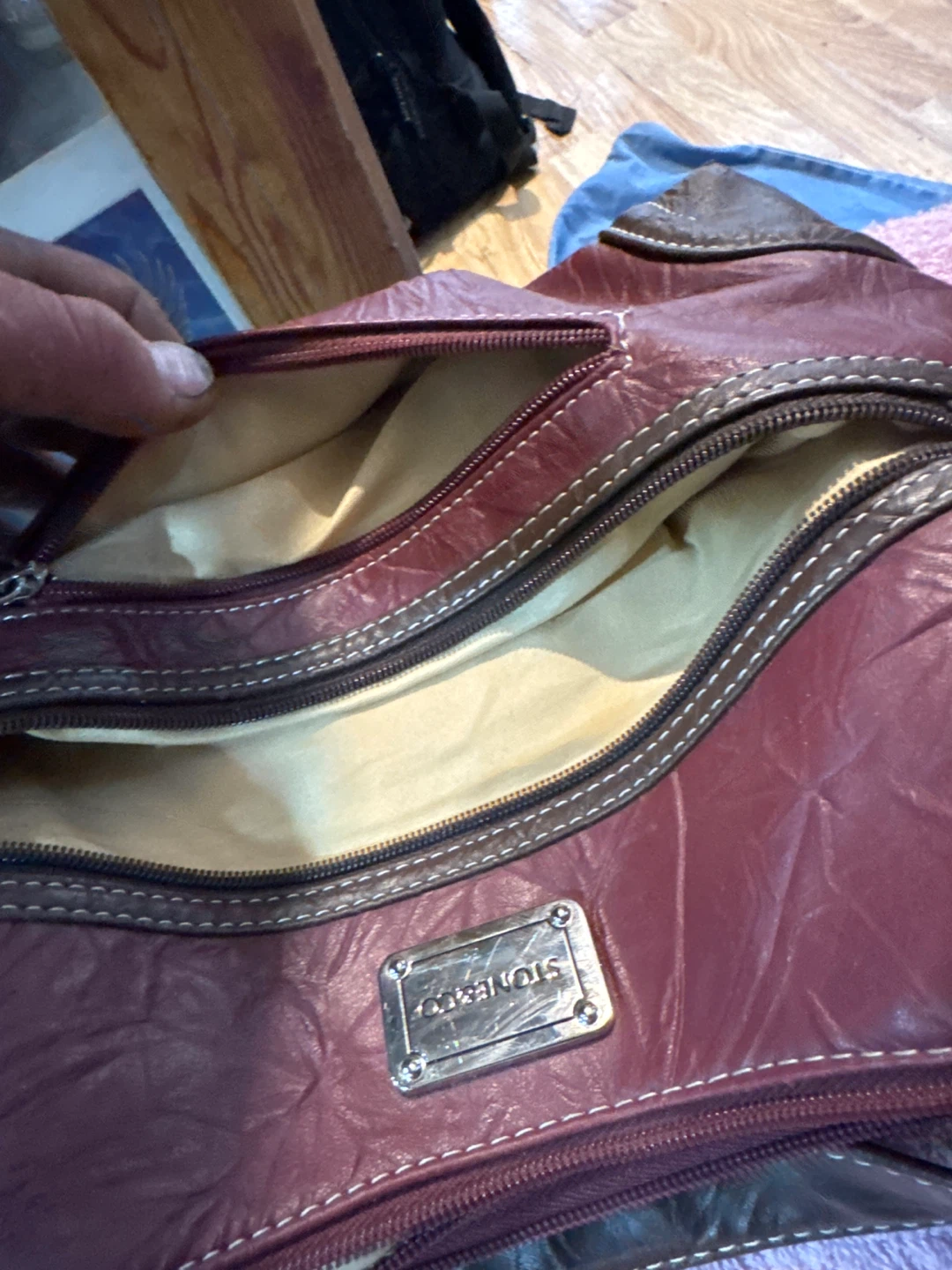 Stone & Co. Burgundy Shoulder Bag - photo 4