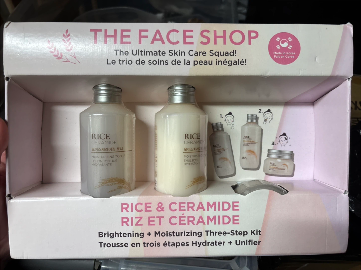 The Face Shop Rice & Ceramide 3-Step Kit