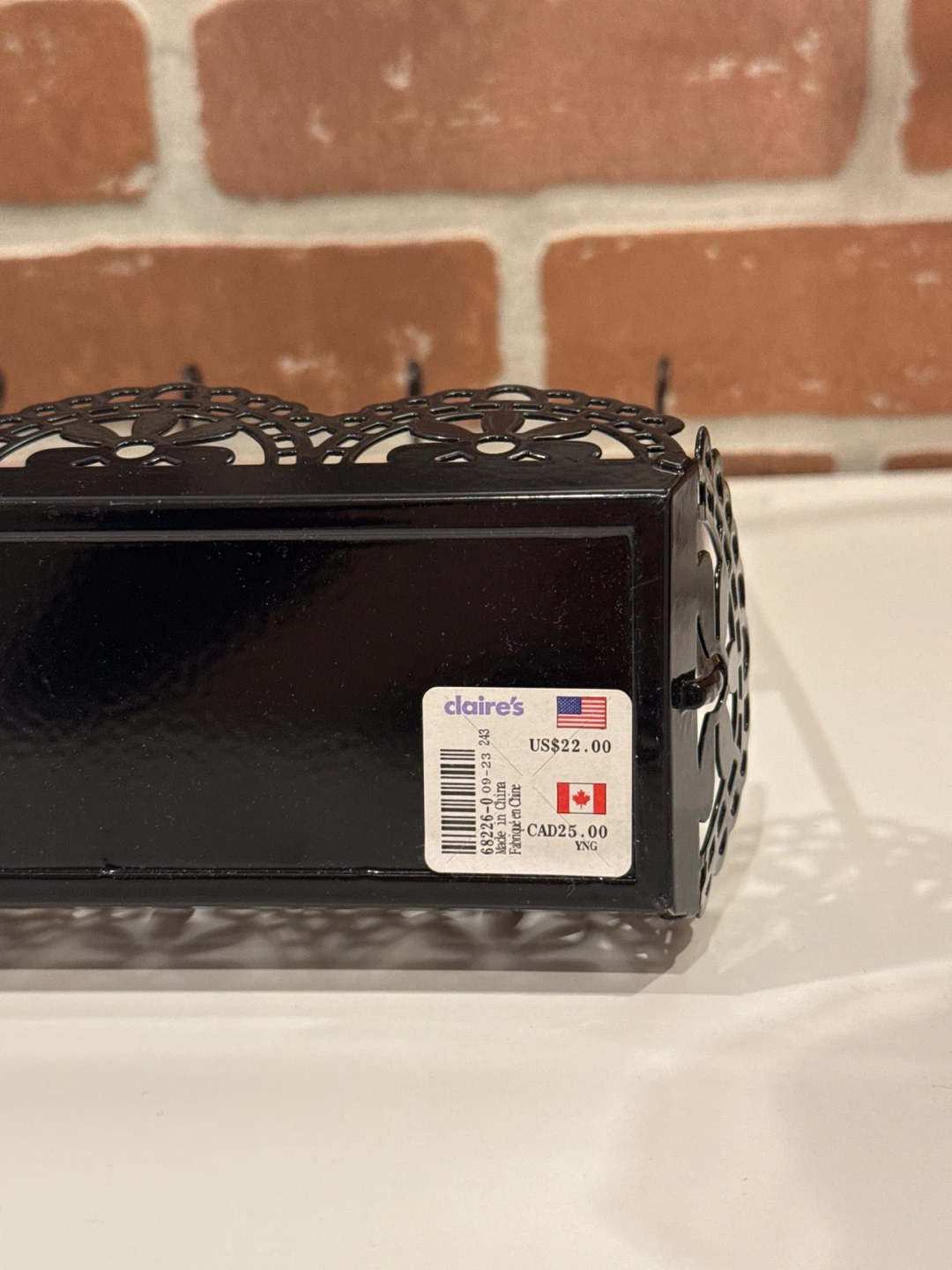 Claire's Black Metal Jewelry Organizer Display Stand - photo 4