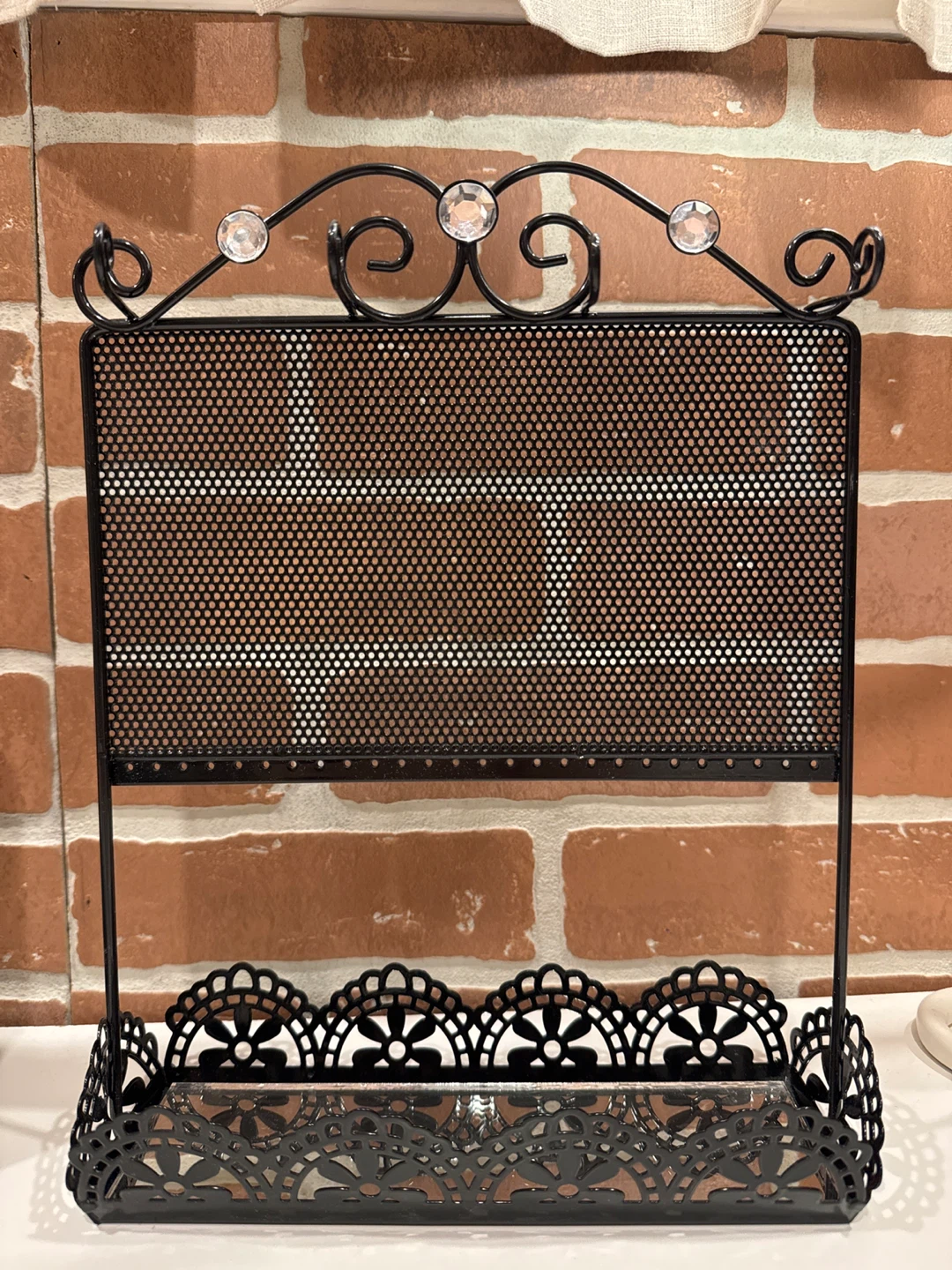 Claire's Black Metal Jewelry Organizer Display Stand