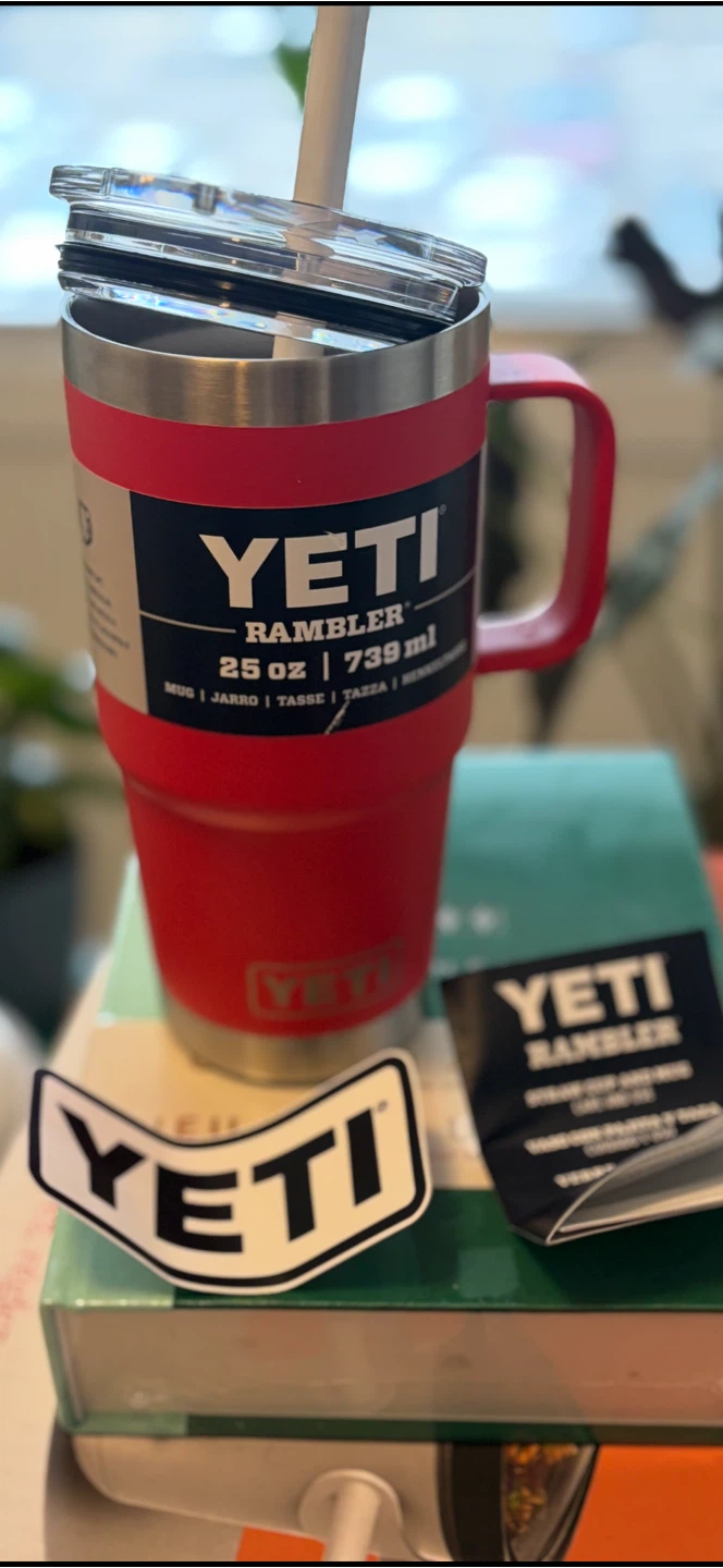 Yeti Rambler 25 oz Mug with Handle and Straw - photo 2