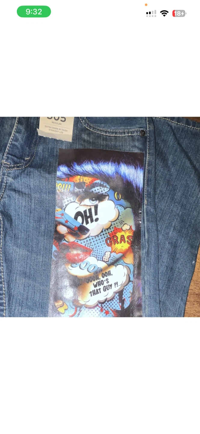 Levi's 505 Regular Straight Leg Jeans - Size 18 Slim - photo 2