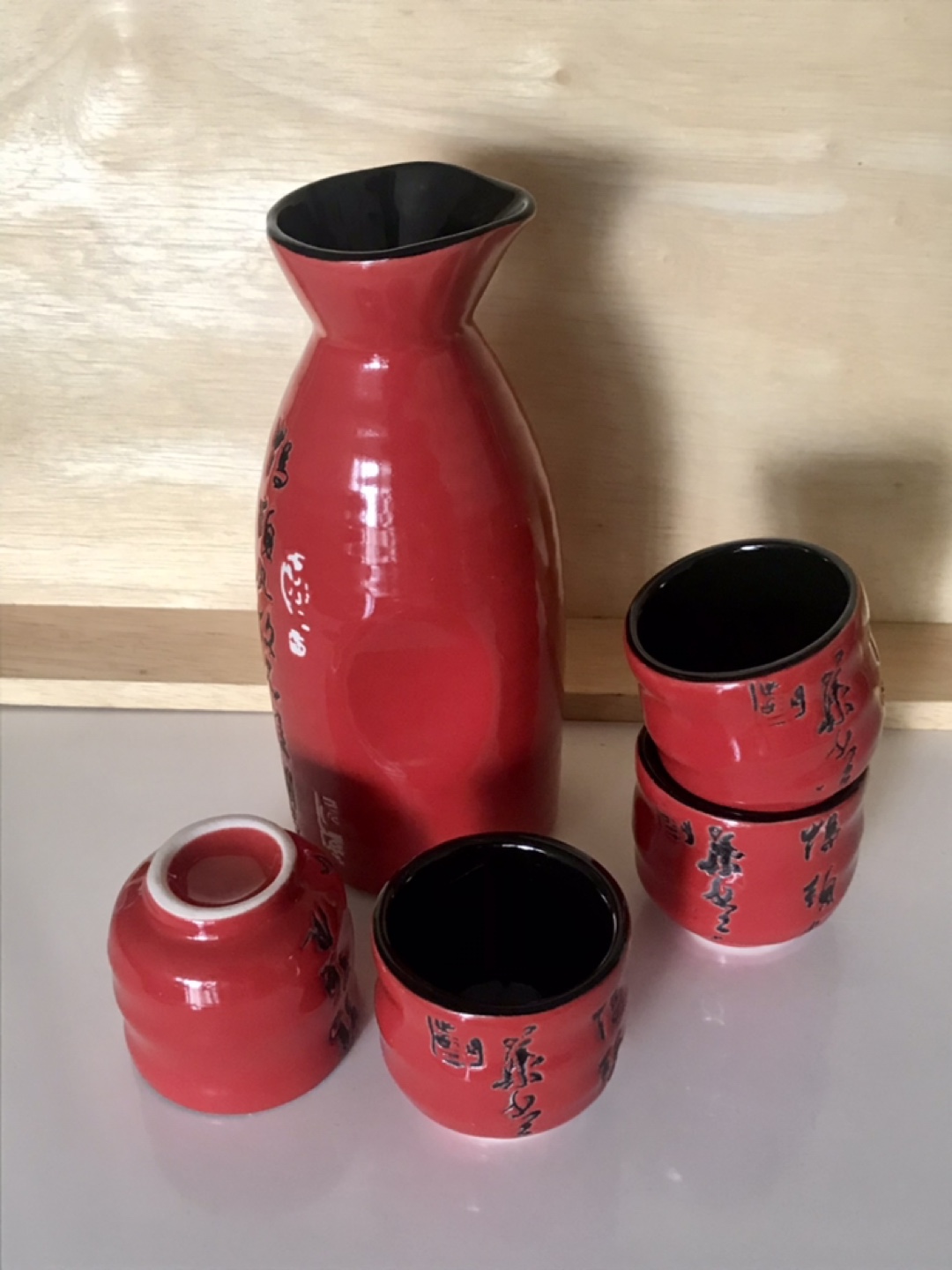 Unique Japanese Saké Set 5pc - Stoneware - photo 4