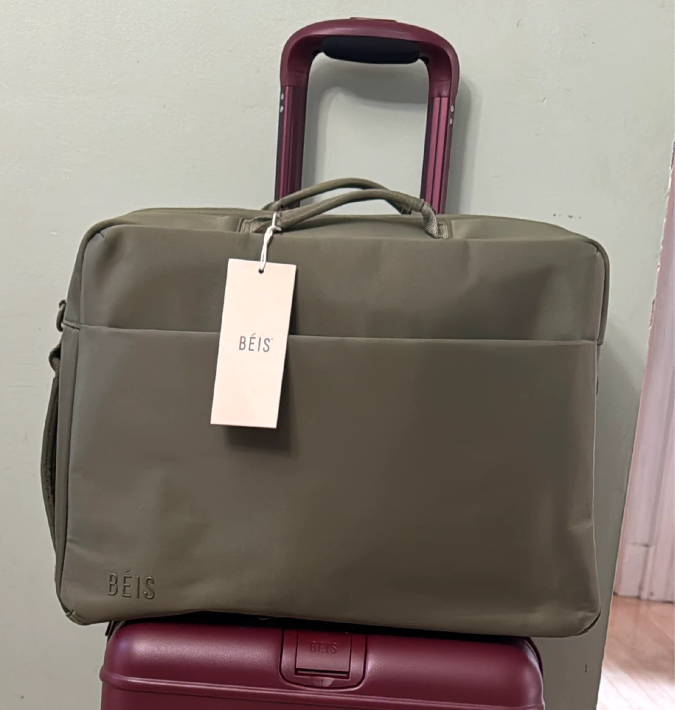 BEIS The Ultimate Duffle- Olive - photo 3