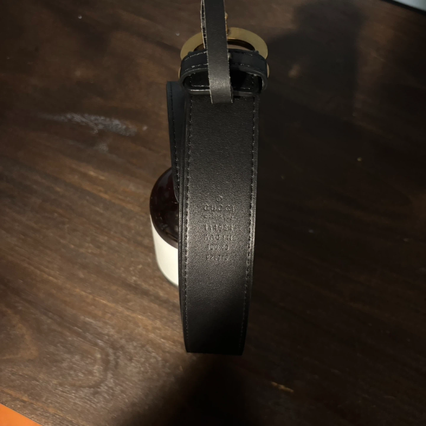 Gucci Black Leather GG Marmont Belt - photo 2