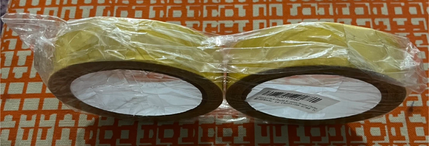 2 Pack Double Sided Tape for Carpets, Pictures, Clothes - photo 2