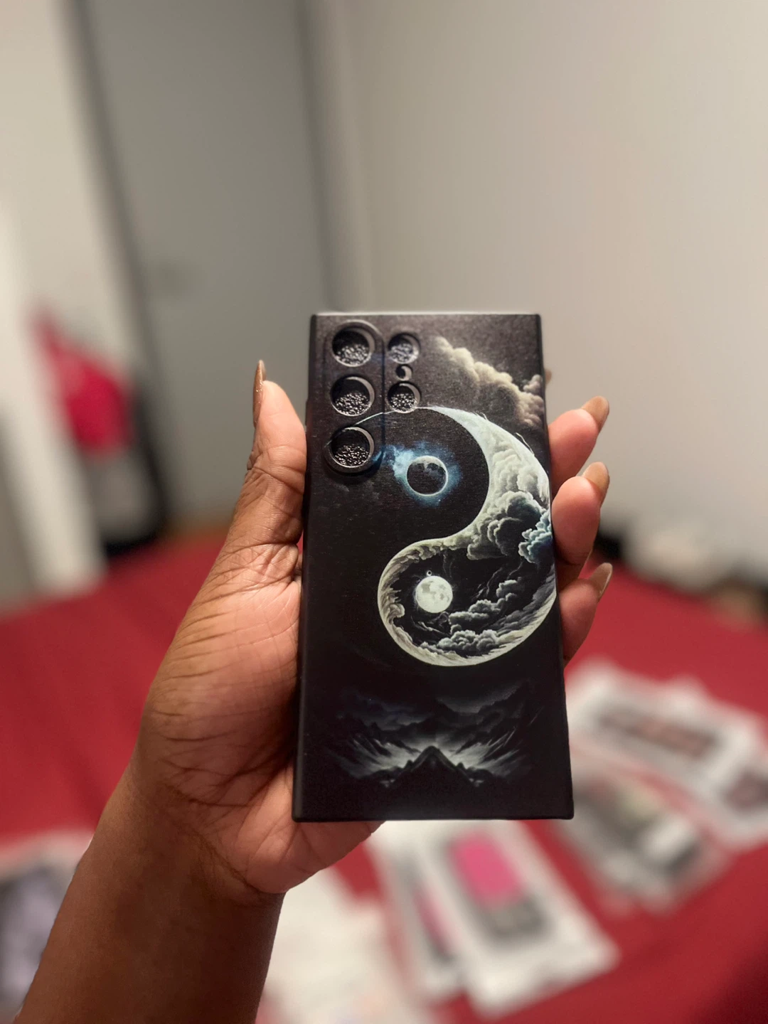 Phone Case with Yin Yang Design