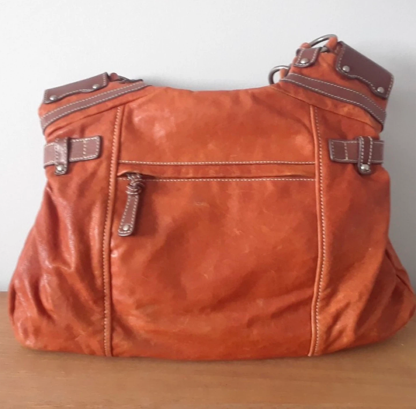 RARE Y2K DANIER Leather Hobo Shoulder Bag - photo 4
