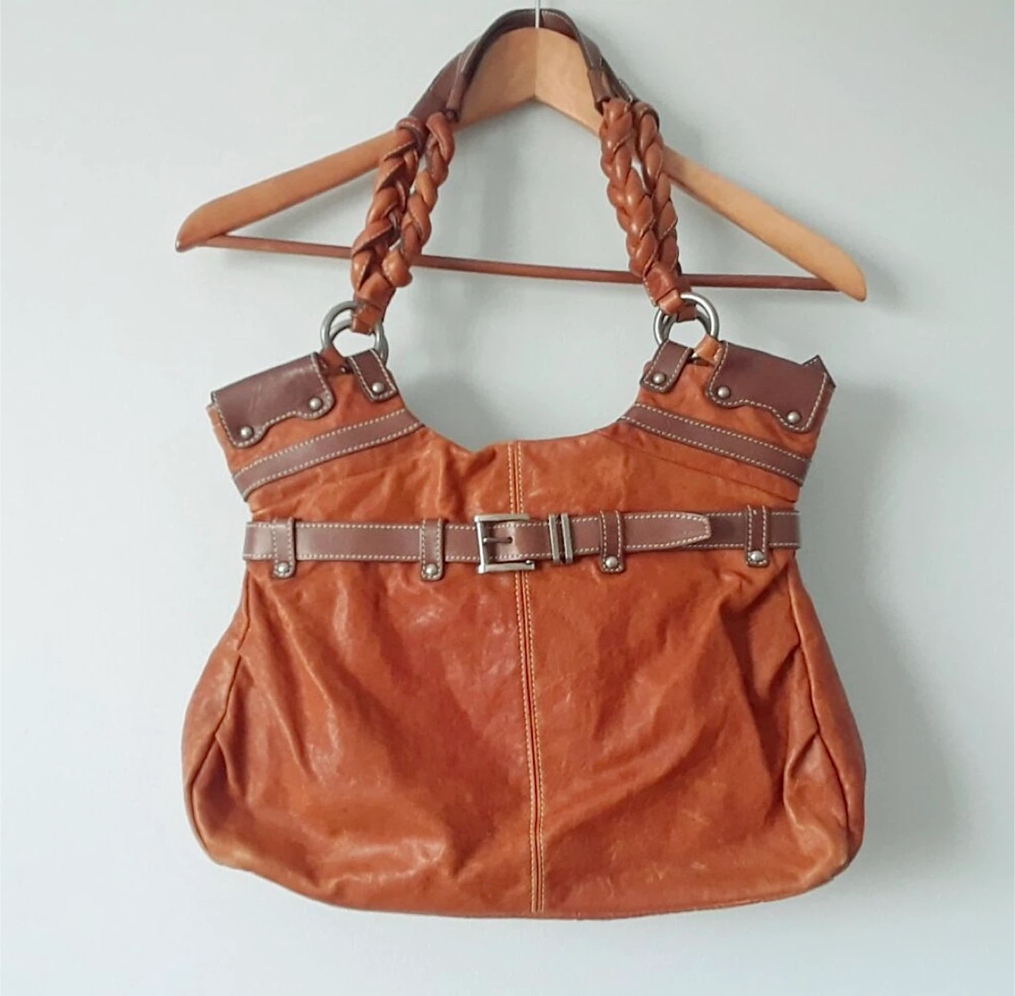 RARE Y2K DANIER Leather Hobo Shoulder Bag