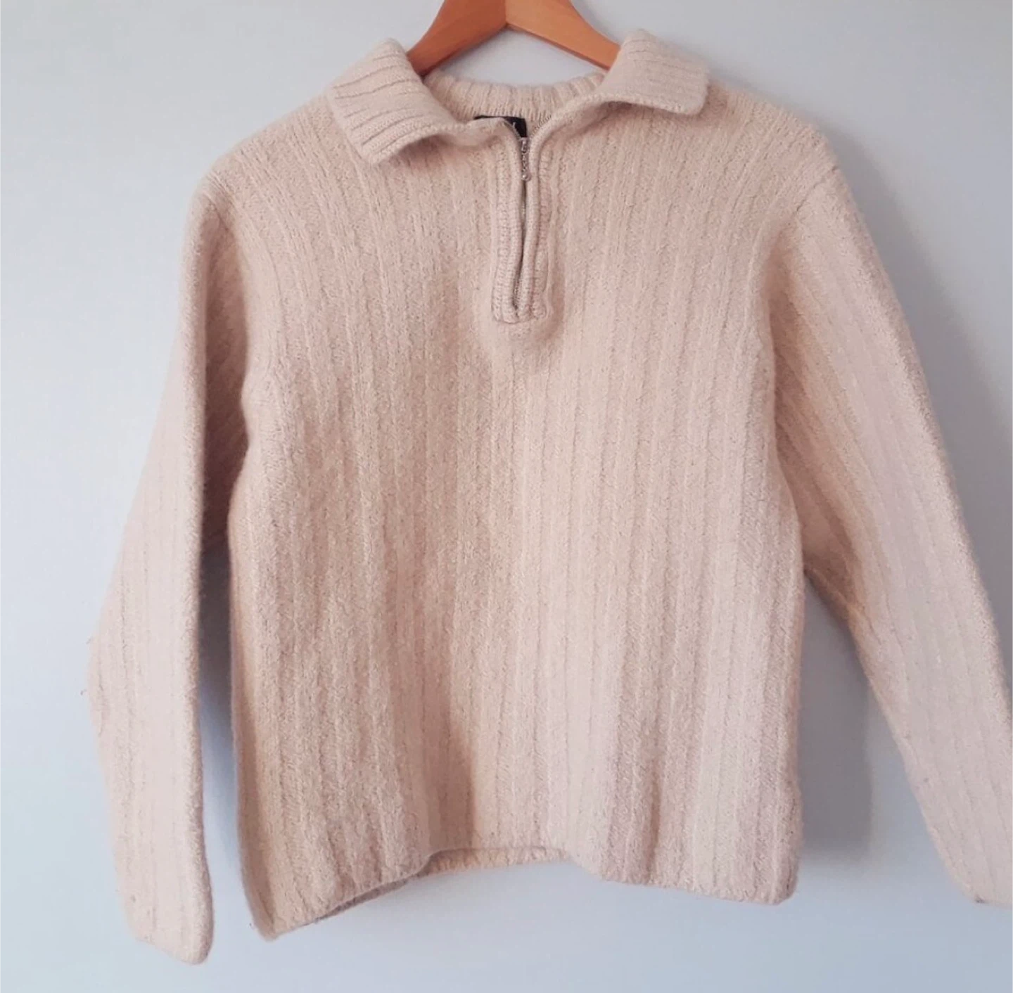 Vintage 90s Hudson’s Bay 100% WOOL Quarter Zip Sweater - photo 2
