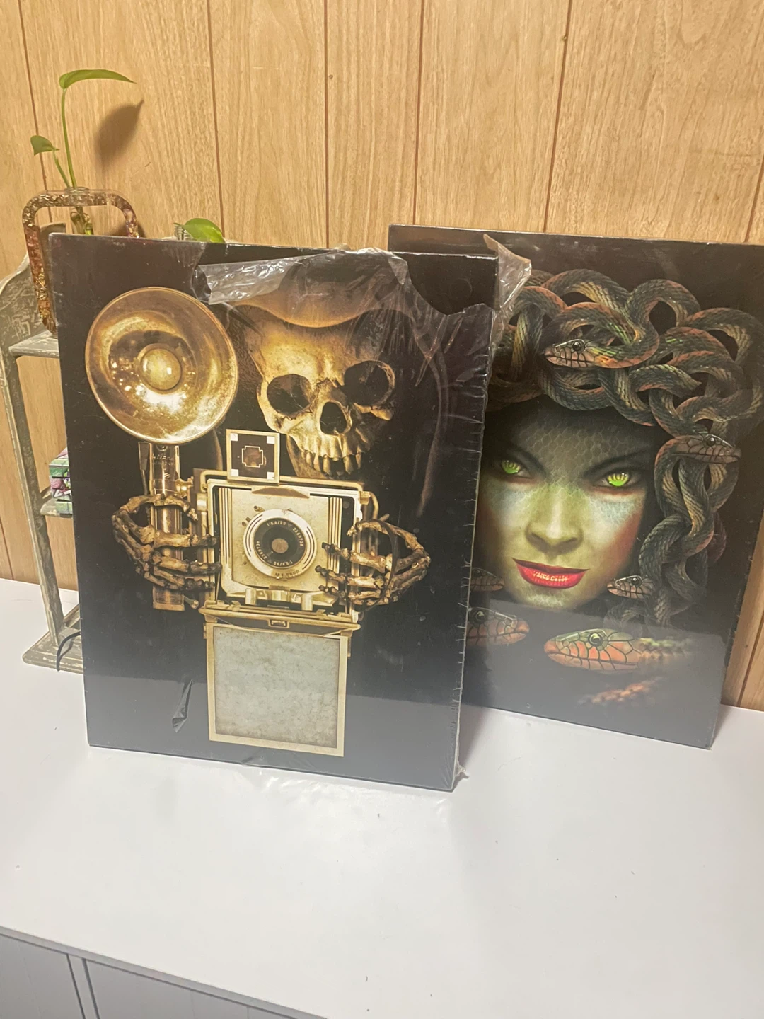Two Halloween decor paintings - photo 2