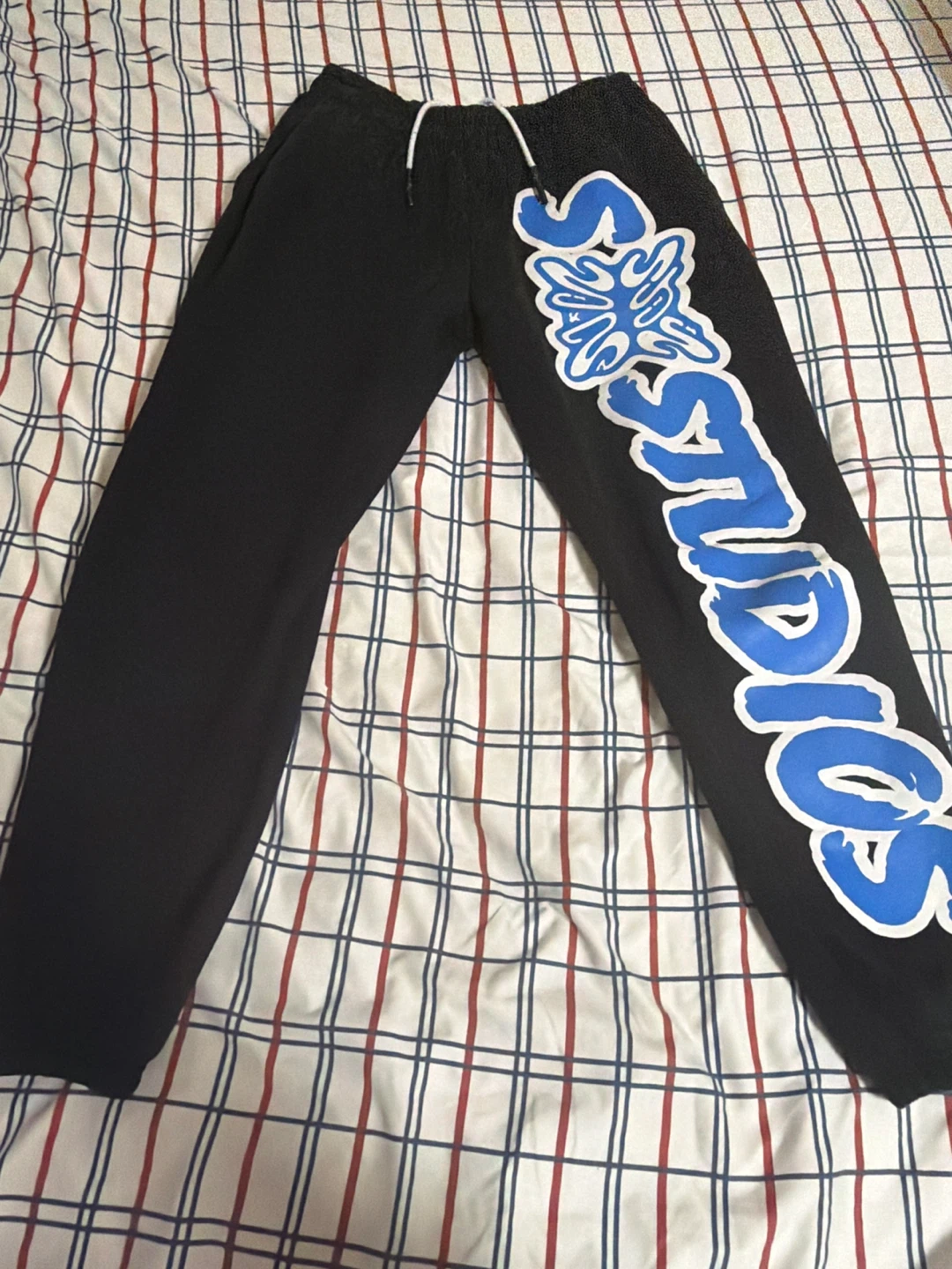 SB studios black & blue sweatpants